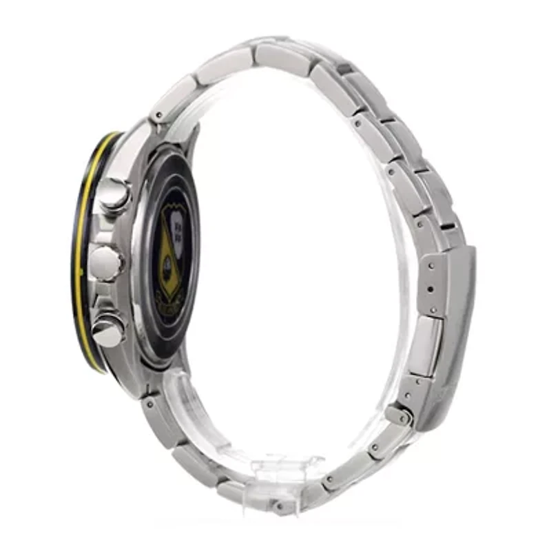 Citizen World Chronograph A-T Mens Chronograph Multi-Function Atomic Time Silver Tone Stainless Steel Bracelet Watch At8020-54l