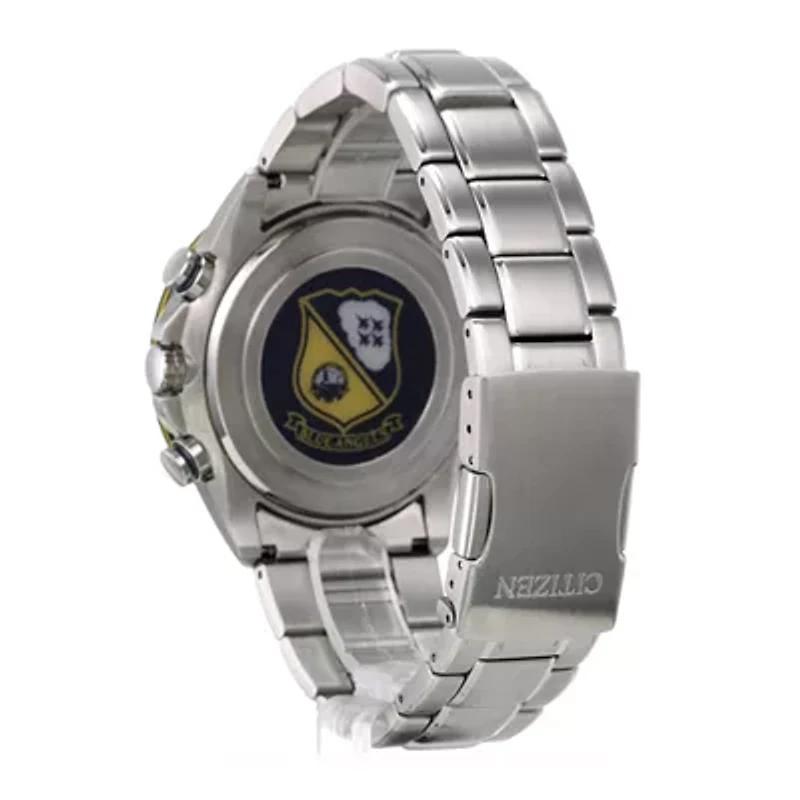 Citizen World Chronograph A-T Mens Chronograph Multi-Function Atomic Time Silver Tone Stainless Steel Bracelet Watch At8020-54l