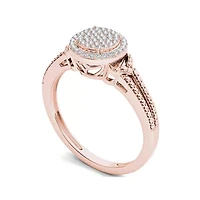1/ CT.T.W. Natural Diamond 10K Rose Gold Engagement Ring