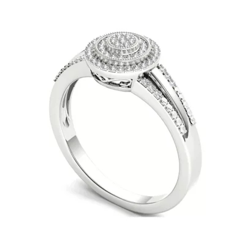 1/ CT.T.W. Natural Diamond 10K Gold Engagement Ring