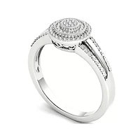 1/ CT.T.W. Natural Diamond 10K Gold Engagement Ring