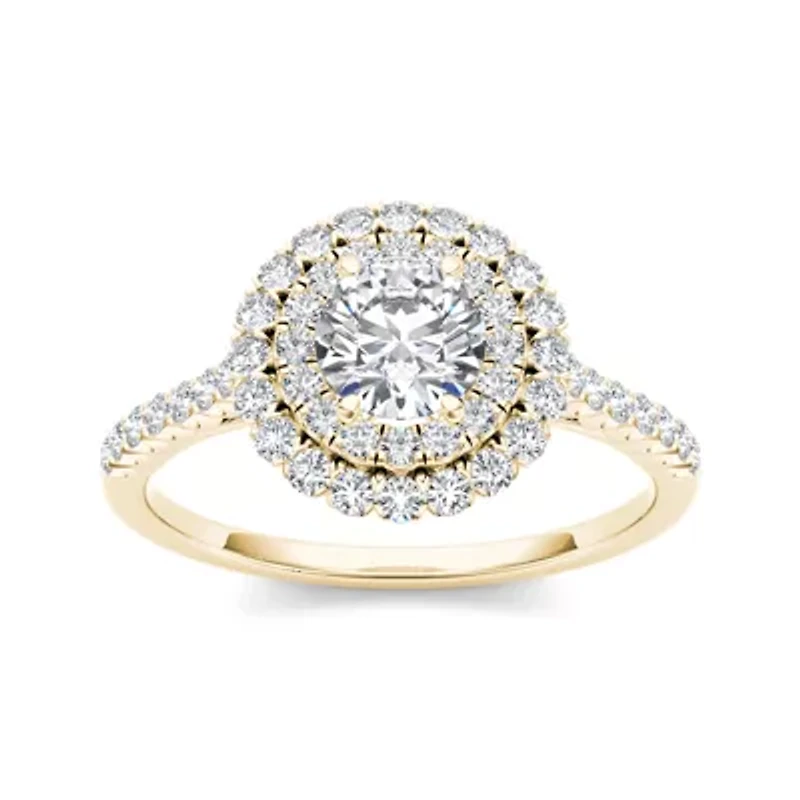 1 CT. T.W. Diamond 14K Yellow Gold Engagement Ring