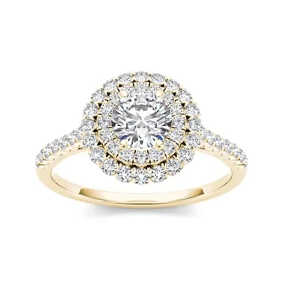 1 CT. T.W. Diamond 14K Yellow Gold Engagement Ring