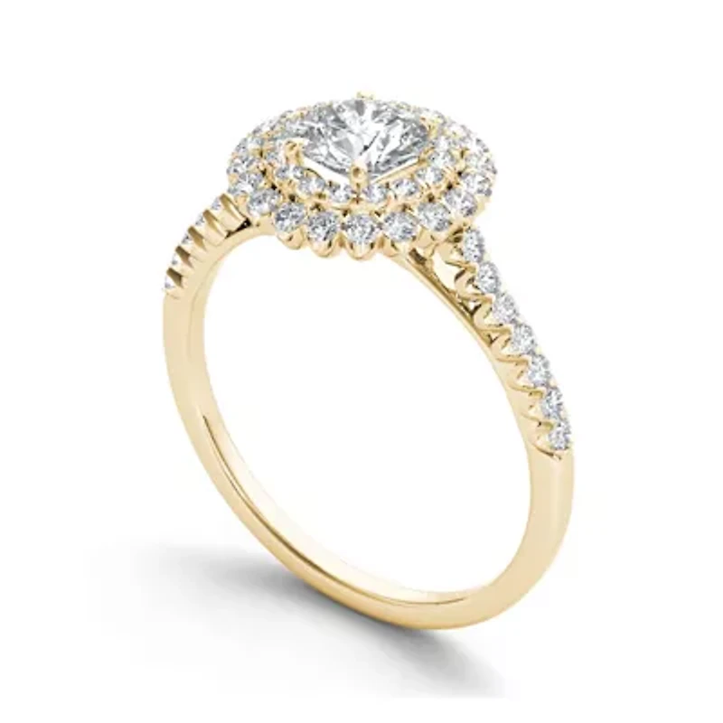 1 CT. T.W. Diamond 14K Yellow Gold Engagement Ring
