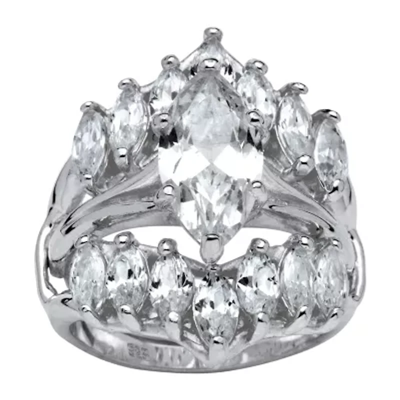 Womens 6 CT. T.W. Cubic Zirconia Sterling Silver Bridal Set