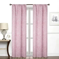 Regal Home York Paisley Rod Pocket Light-Filtering Single Curtain Panel