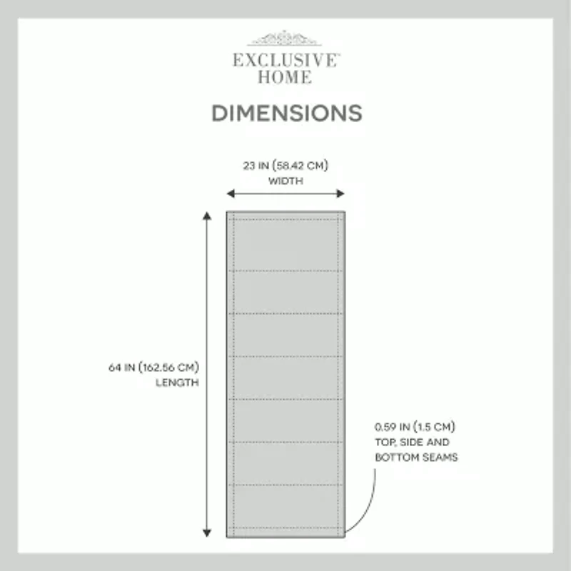 Exclusive Home Curtains Acadia Cordless Blackout Roman Shade