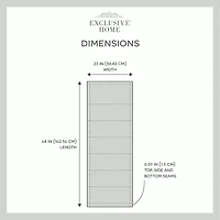 Exclusive Home Curtains Acadia Cordless Blackout Roman Shade