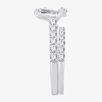 (H-I / SI1-SI2) Signature By Modern Bride Womens 2 1/2 CT. TW. Lab Grown White Diamond 14K Gold Pear Bridal Set