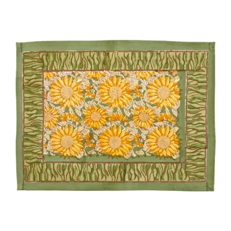 Couleur Nature Sunflower 6-pc. Placemats