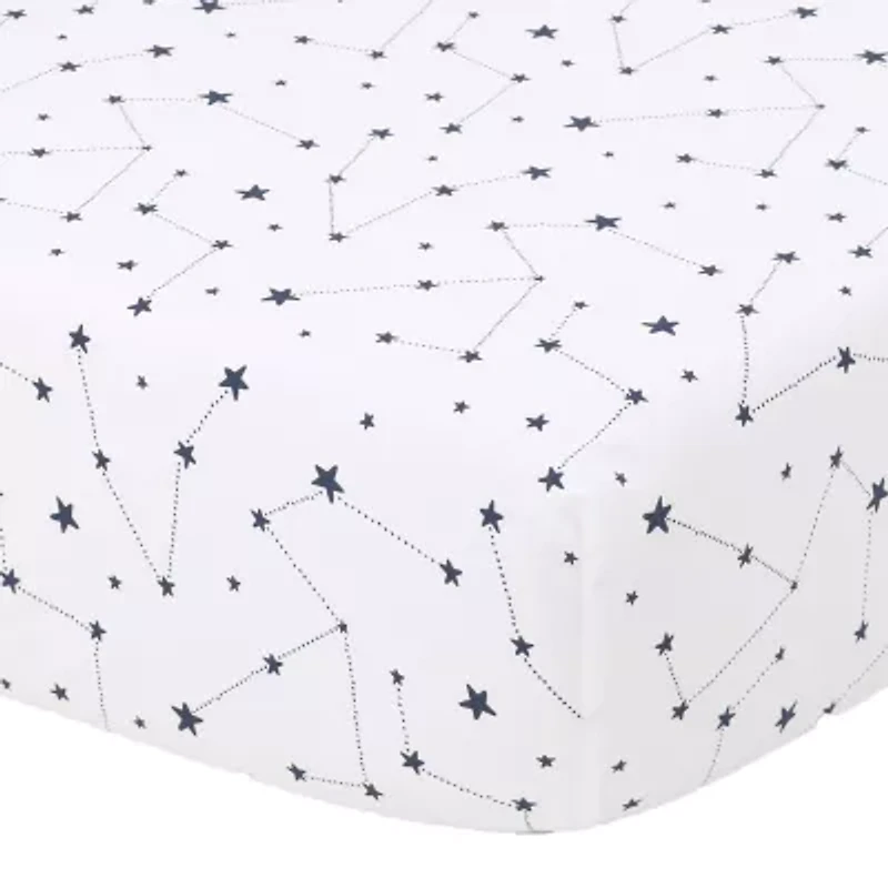 The Peanutshell Moonlight Blue 3-pc. Crib Bedding Set