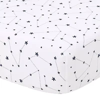 The Peanutshell Moonlight Blue 3-pc. Crib Bedding Set