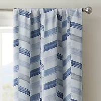 Eclipse Kerry Crispen Geometric Rod Pocket Energy Saving Blackout Set of 2 Curtain Panel