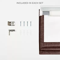 Exclusive Home Curtains Acadia Cordless Blackout Roman Shade
