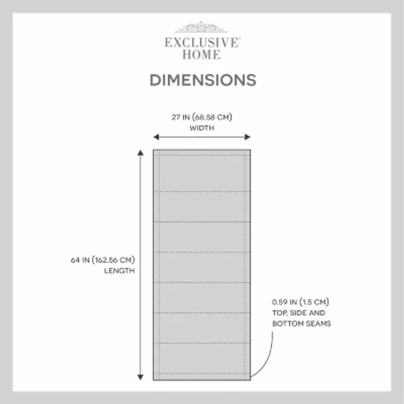 Exclusive Home Curtains Acadia Cordless Blackout Roman Shade