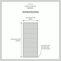 Exclusive Home Curtains Acadia Cordless Blackout Roman Shade