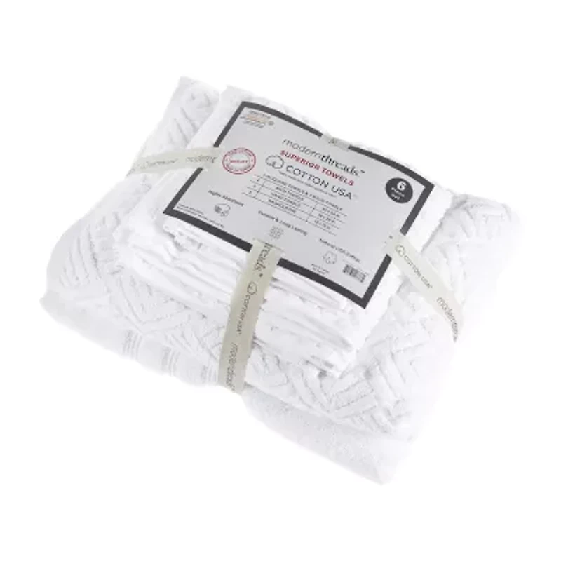 Modern Threads 6-pc. Bath Towel Set