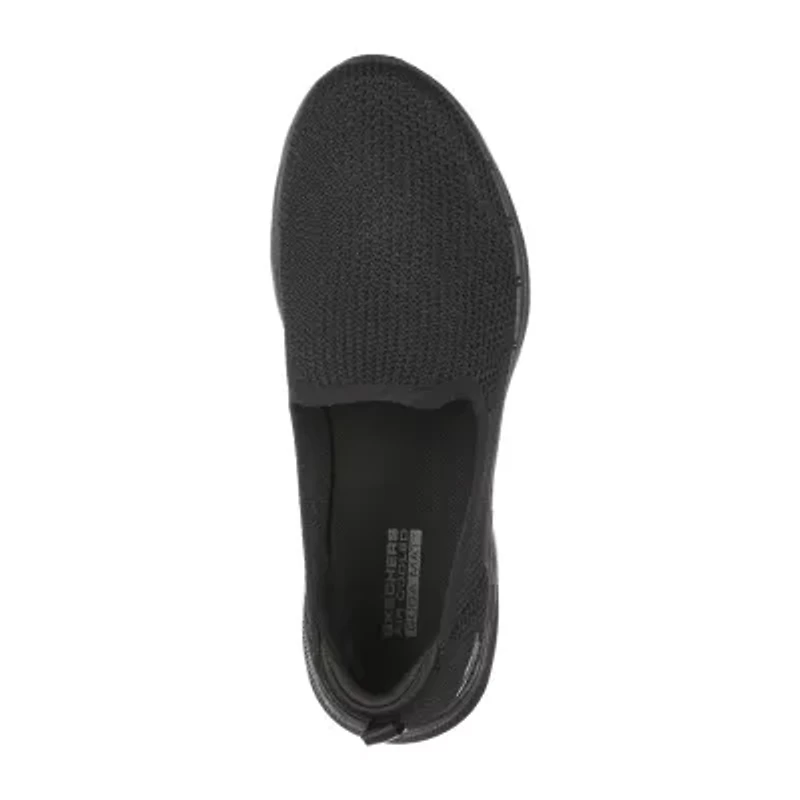 Skechers Go Walk 6 Clear Virtue Womens Slip-On Walking Shoes