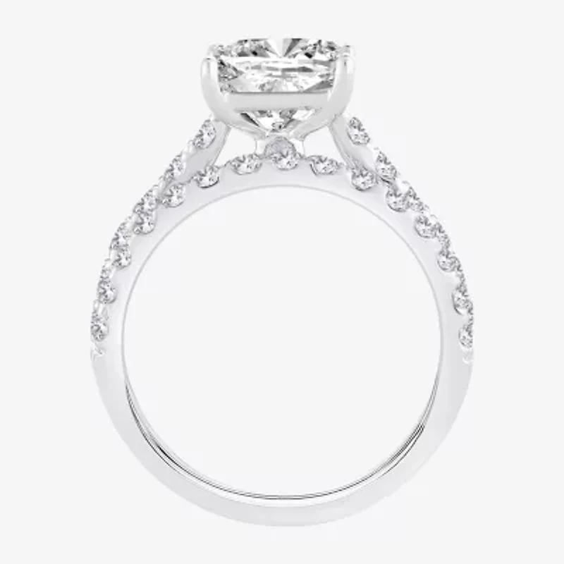 (H-I / SI1-SI2) Signature By Modern Bride Womens 2 1/2 CT. TW. Lab Grown White Diamond 14K Gold Princess Bridal Set