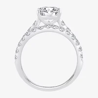 (H-I / SI1-SI2) Signature By Modern Bride Womens 2 1/2 CT. TW. Lab Grown White Diamond 14K Gold Oval Bridal Set
