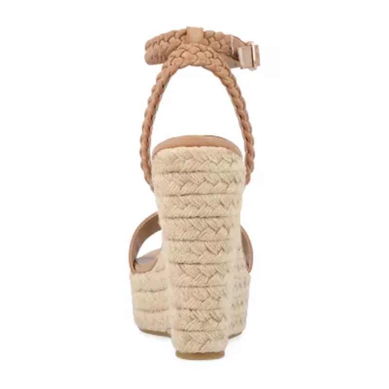 Journee Collection Womens Andiah Wedge Sandals