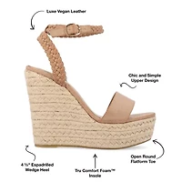 Journee Collection Womens Andiah Wedge Sandals
