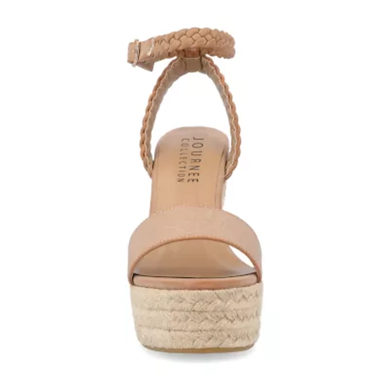Journee Collection Womens Andiah Wedge Sandals
