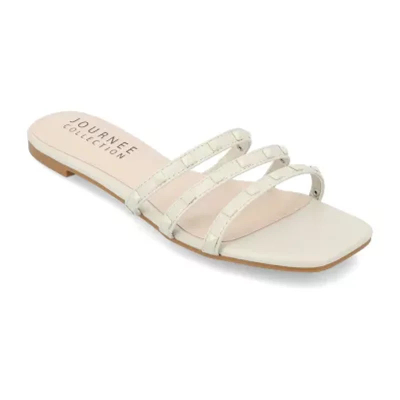 Journee Collection Womens Camarie Flat Sandals
