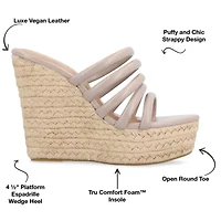 Journee Collection Womens Cynthie Wedge Sandals