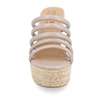 Journee Collection Womens Cynthie Wedge Sandals