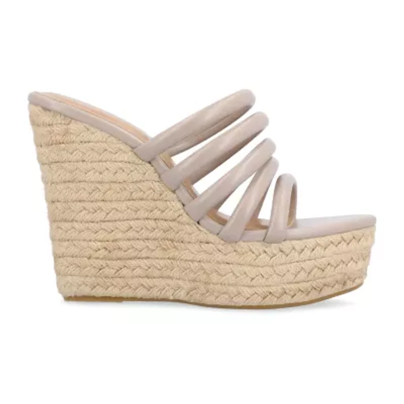 Journee Collection Womens Cynthie Wedge Sandals