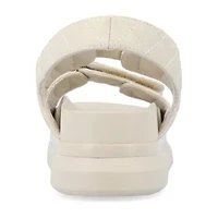 Journee Collection Debby Womens Adjustable Strap Footbed Sandals
