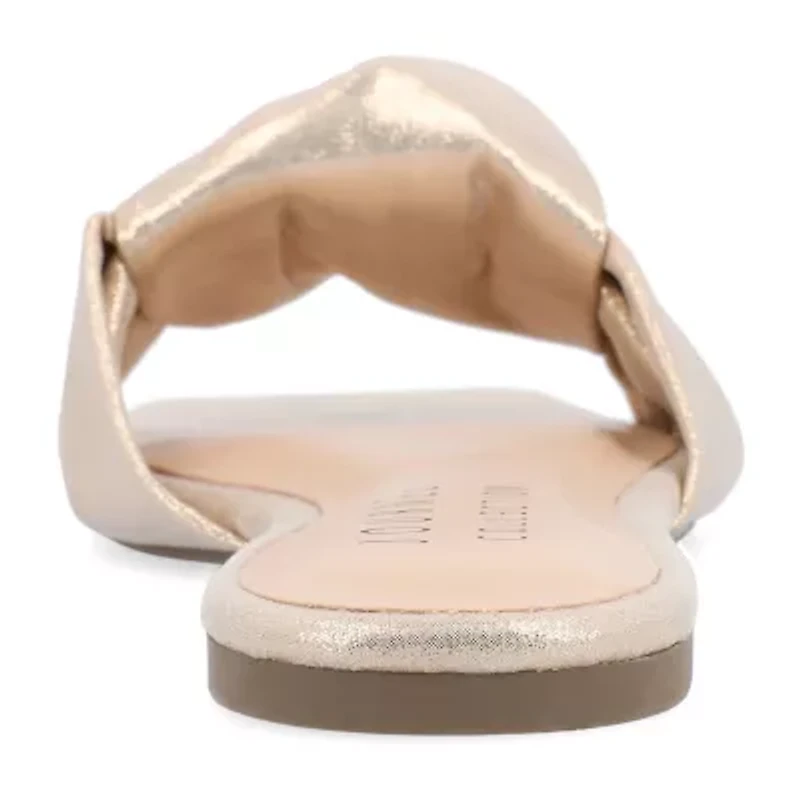 Journee Collection Womens Dianah Flat Sandals