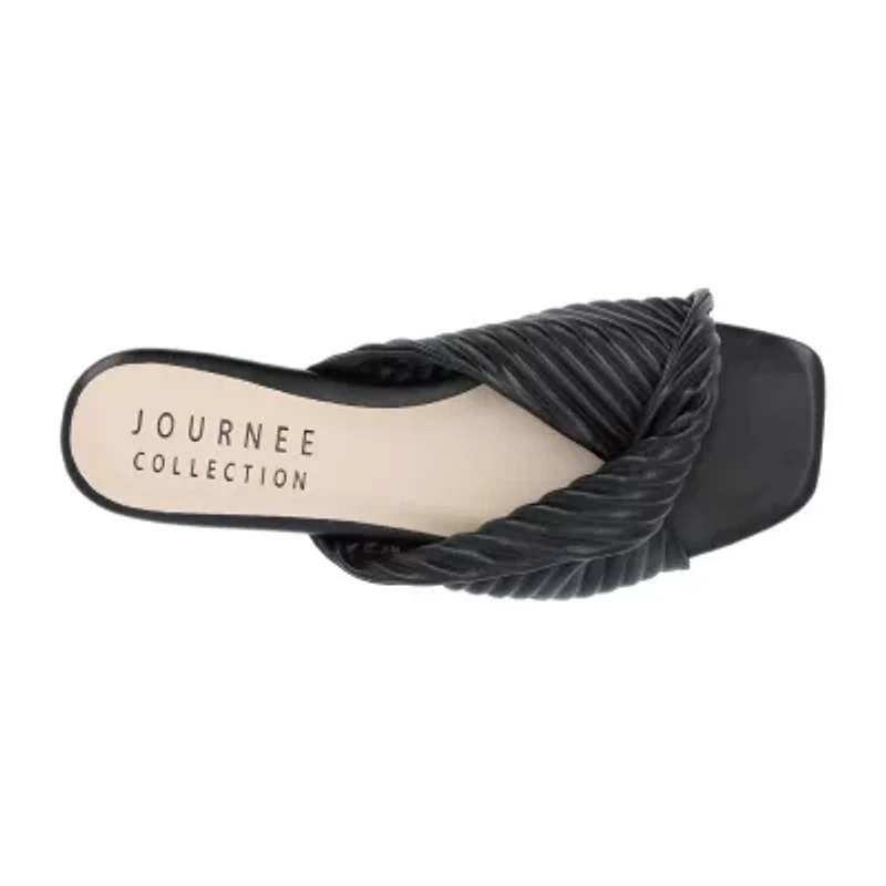 Journee Collection Womens Emalynn Flat Sandals