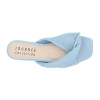 Journee Collection Womens Emalynn Flat Sandals