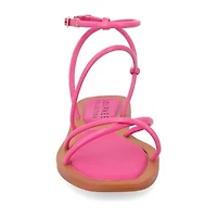 Journee Collection Womens Farron Ankle Strap Flat Sandals
