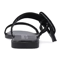 Journee Collection Womens Kerris Adjustable Strap Flat Sandals