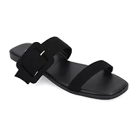 Journee Collection Womens Kerris Adjustable Strap Flat Sandals