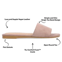 Journee Collection Womens Kolinna Flat Sandals