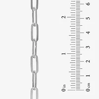 Made in Italy Womens Sterling Silver 20 Inch Link Necklace