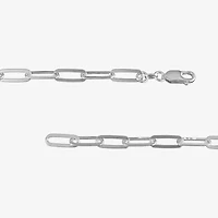 Made in Italy Womens Sterling Silver 20 Inch Link Necklace