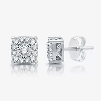 Womens CT. T.W. Lab Grown White Diamond Sterling Silver Cushion 2-pc. Jewelry Set