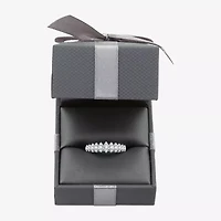 Womens 1/2 CT. T.W. Lab Grown White Diamond Sterling Silver Band