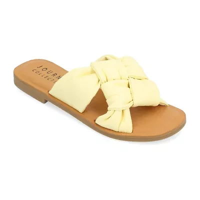 Journee Collection Womens Kianna Flat Sandals
