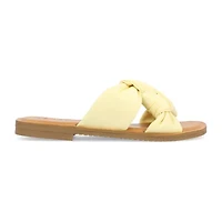 Journee Collection Womens Kianna Flat Sandals