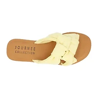 Journee Collection Womens Kianna Flat Sandals