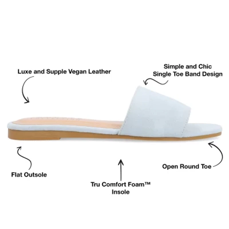 Journee Collection Womens Kolinna Flat Sandals