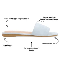 Journee Collection Womens Kolinna Flat Sandals