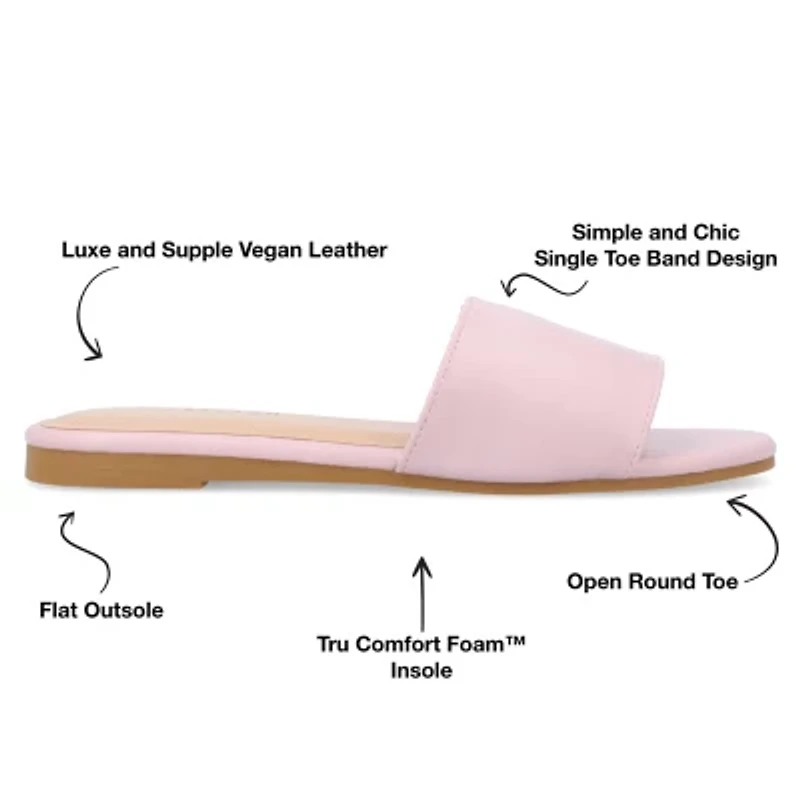 Journee Collection Womens Kolinna Flat Sandals