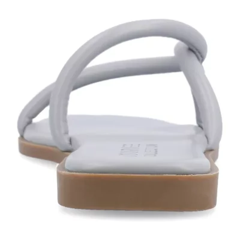 Journee Collection Womens Lauda Flat Sandals